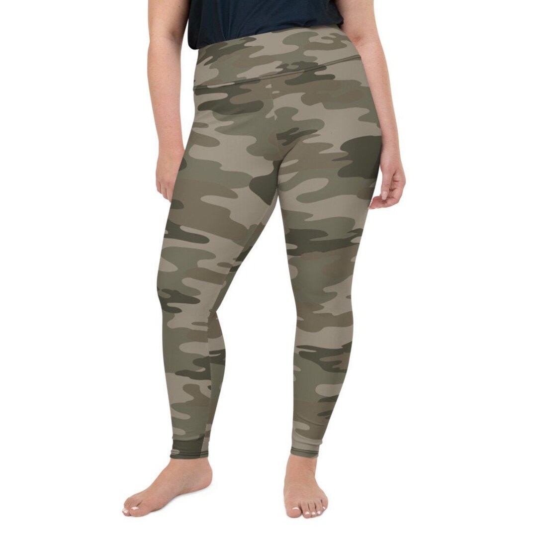 Plus size camo leggings best sale