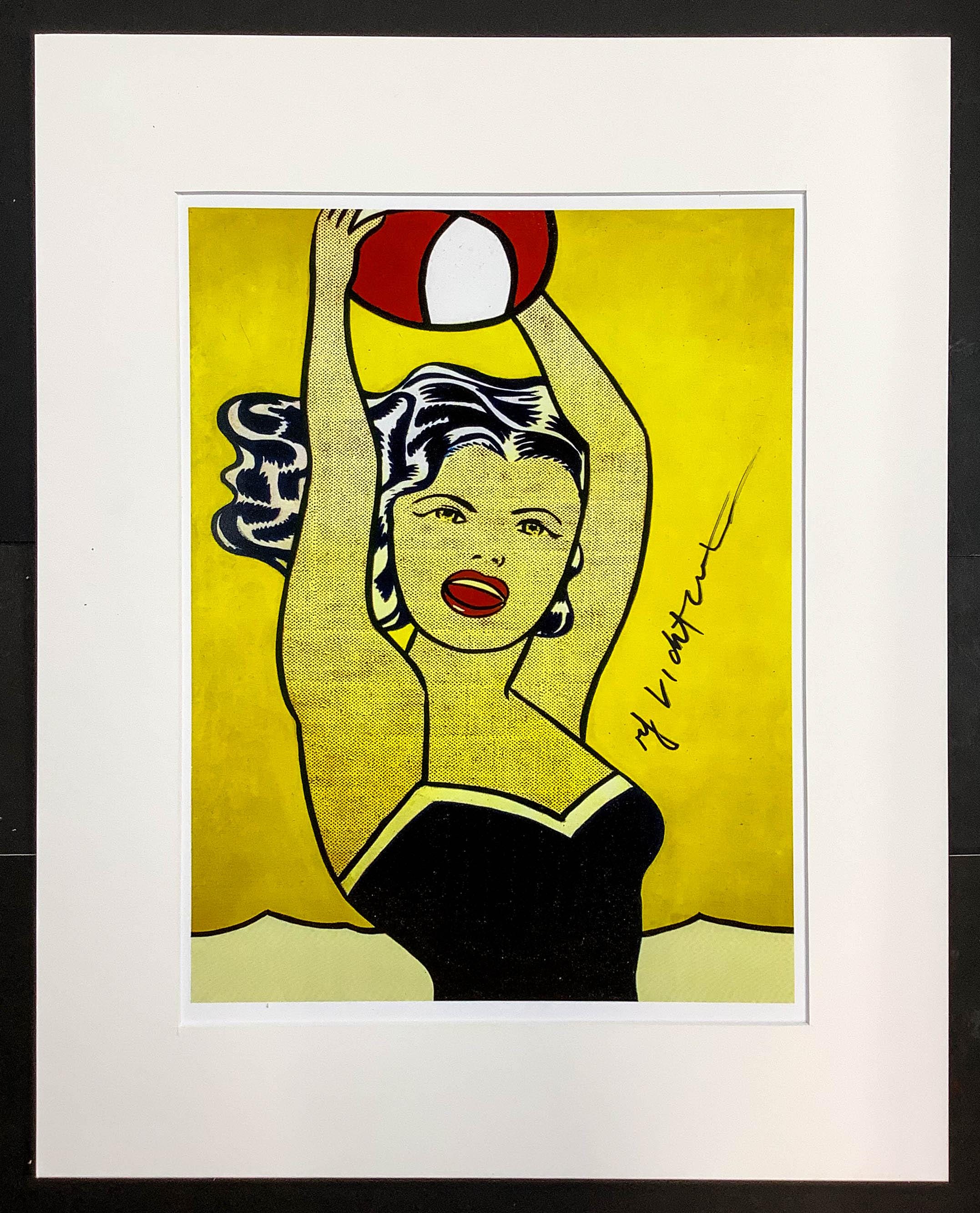 Girl with ball roy lichtenstein - Etsy 日本