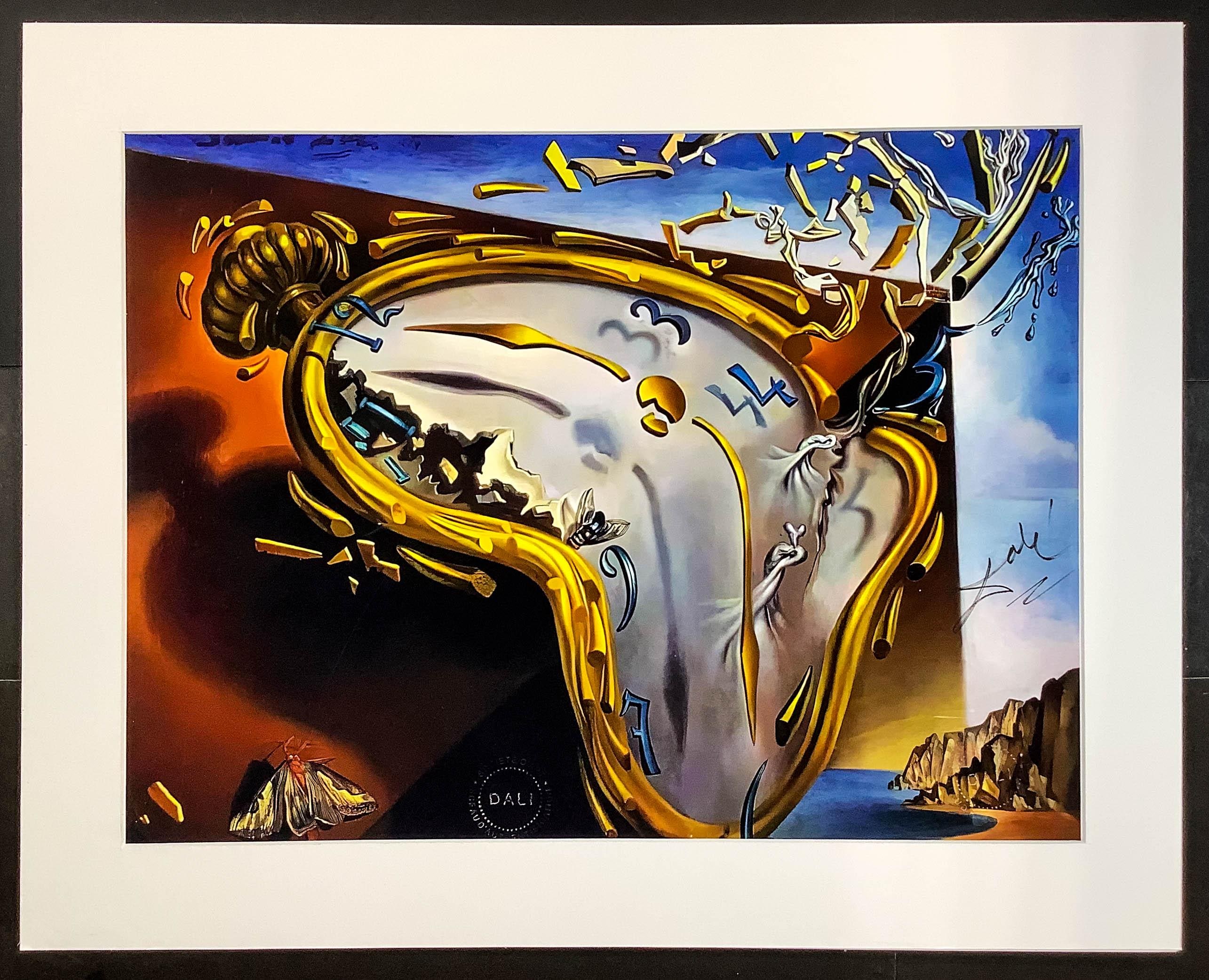 Dali melting clock print - Etsy België, image size:2570x2084