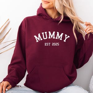 New Mummy Hoodie, New Mama Pullover, Mothers Day Hoodie, Mum To Be Gift, Mom Birthday Hoodie, Custom Mummy Hoodie, Baby Announcement Hoodie Bild 6