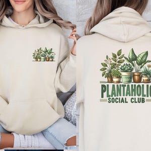 Plant Hoodie, Plant Lover Hoodie, Plantaholic Hoodie, Plant Lady Hoodie, Gardener Gift, Gardening Hoodie,  Crazy Plant Lady, Plant Mum Gift