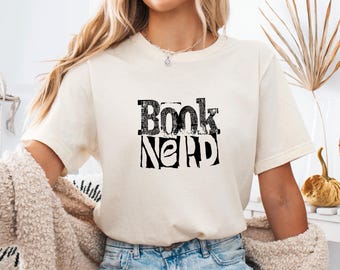 Book Nerd Tshirt, Book Lover Shirt, Funny Reading T-shirt, Gift for Bookworms, Cozy Reader T Shirt, Gift for Readers, Bookish T shirt