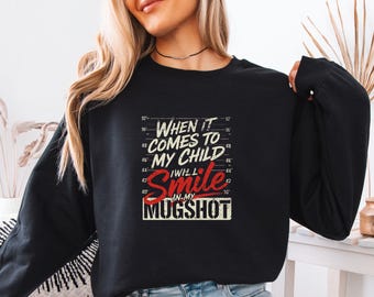 Mum Life Sweatshirt, Mothers Day Sweater, Dad Life Jumper, Sarcastic Parenting, When It Comes  My Children, Fathers Day Sweater, Dad Jumper