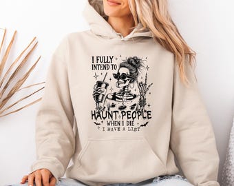 Lustiger Skelett Hoodie, Witchy Hoodie, lustiger Halloween Hoodie, sarkastischer Hoodie, Halloween Hoodie, Hexe Hoodie, Snarky Hoodie, frecher Hoodie
