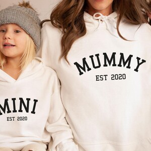 Mommy and Me Hoodies Etsy UK