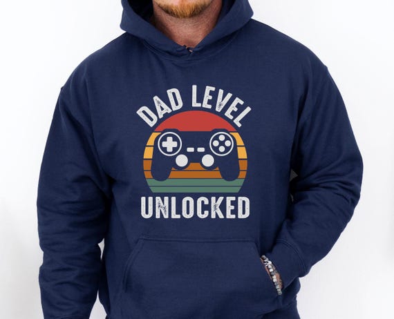 Funny Dad Hoodie, New Dad Hoodie, Dad Level Unlocked, Daddy Gift, Dad To Be Hoodie, Fathers Day Hoodie, Funny Father Hoodie, Dad Gaming Top
