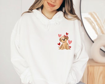 Dog Lover Hoodie, Puppy Hoodie, Dog Mum Hoodie, Dog Mom Gift, Dog Owner Hoodie, Dog Walking Hoodie, Cute Dog Hoodie, Valentines Dog Hoodie