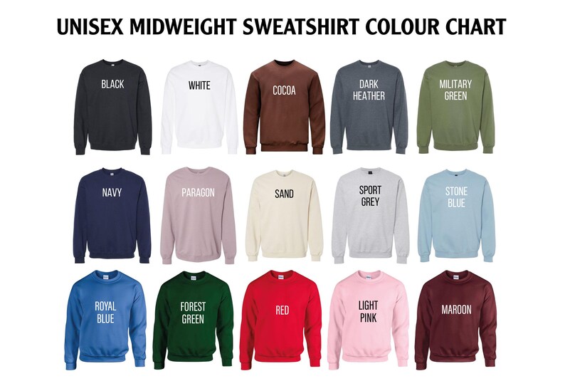 a bunch of sweaters with different sayings on them