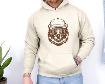 Papa Bear Hoodie, Fathers Day Hoodie, Funny Dad Hoodie, Dad Birthday Gift, Daddy Gifts, Dad Life Hoodie, New Dad Gift, Dad To Be Hoodie