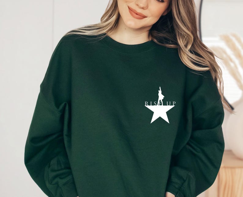 Hamilton Sweatshirt, Rise Up Sweater, Hamilton Musical, Alexander Hamilton, Hamilton Merch, Musical Theatre Gift, An American Musical imagem 6
