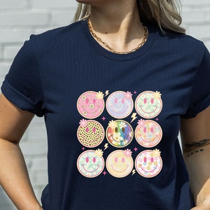 Smile Face Shirt, Smile Shirt, Smiley Face Tshirt, Happy Shirt, Positive T-shirt, Retro Smiley Face, Inspirational Shirt, Good Vibes T shirt