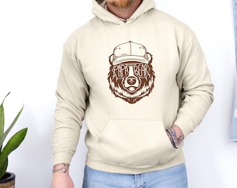 Papa Bär Hoodie, Vatertag Hoodie, lustiger Vater Hoodie, Vater Geburtstagsgeschenk, Daddy Geschenke, Dad Life Hoodie, New Dad Geschenk, Dad To Be Hoodie