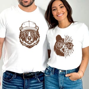 Mama Bear Tshirt, Mothers Day Shirt, Funny Mum Shirt, Mum Life T shirt, New Mommy Gift, Mum Birthday Gift, Mummy T shirt, Cute Mama T-shirt image 4