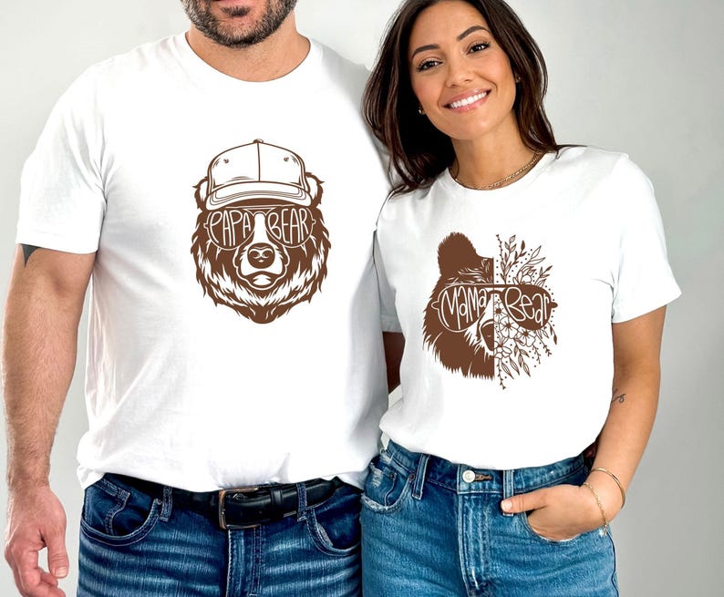 Mama Bear Tshirt, Mothers Day Shirt, Funny Mum Shirt, Mum Life T shirt, New Mommy Gift, Mum Birthday Gift, Mummy T shirt, Cute Mama T-shirt image 4