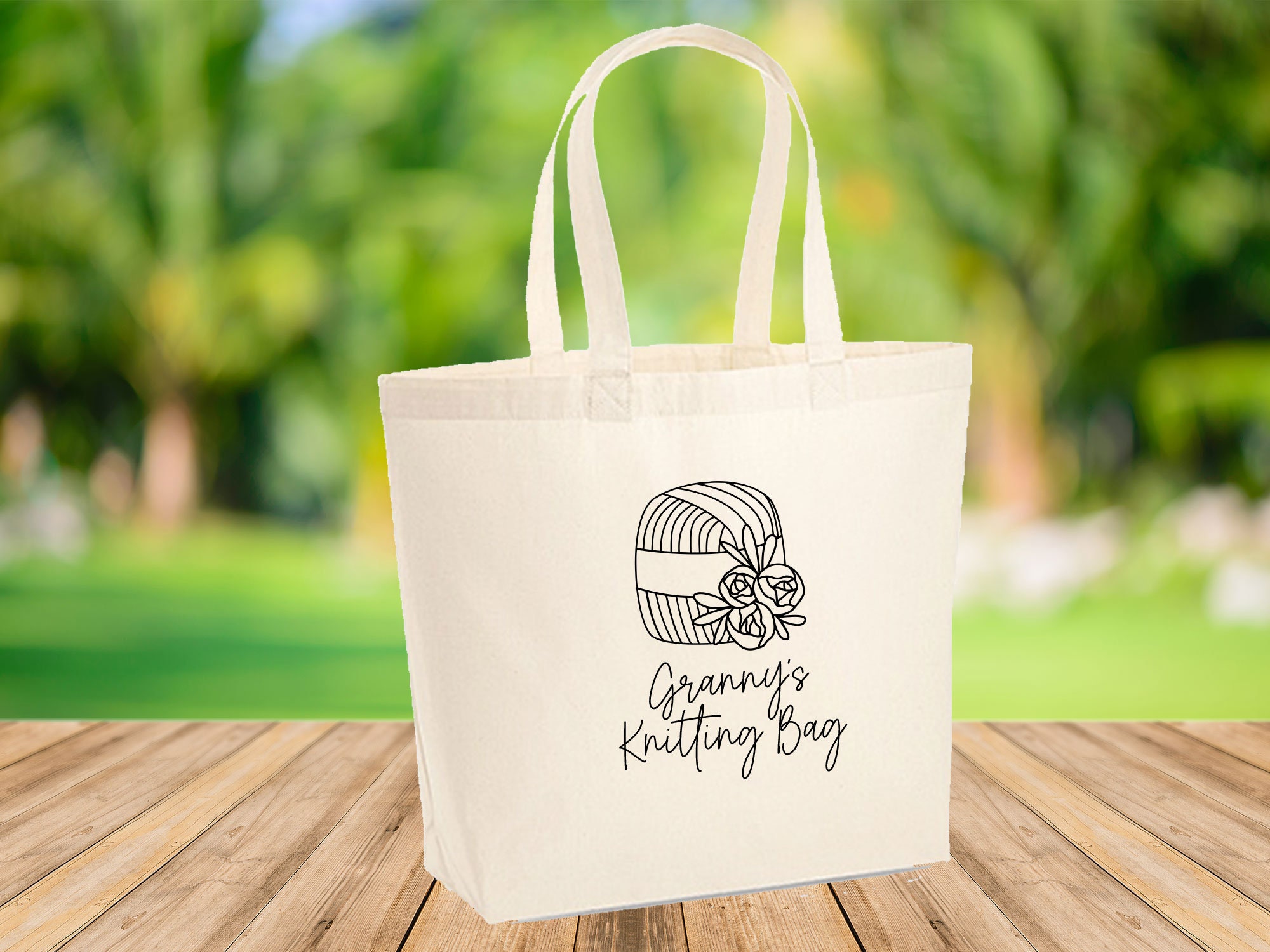 Knitting Bag - Project Bag - Grand-Maman