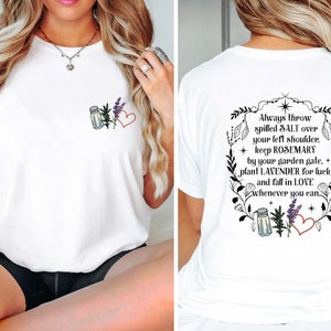 Practical Magic Shirt,  Witchy T shirt, Rosemary Salt Shirt, Lavender Love Shirt,  Halloween T shirt, Witch Tee, Movie T-shirt, Witchy Gifts