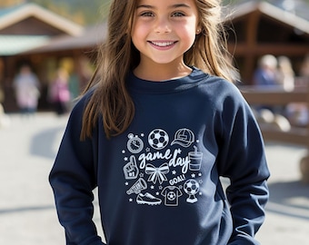 Game Day Sweater, Football Sweatshirt, Football Fans Jumper, Football Player Gift, Goal Keeper Sweater, Football Mum Jumper, Soccer Sweater
