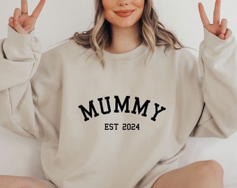 Mummy Sweatshirt, Mum Birthday Gift, Mum Christmas Gift, Mama Sweater, Personalised Mum, Mothers Day Gift, New Mum Gifts, Mum To Be Jumper