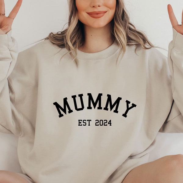 Mummy Sweatshirt, Mum Birthday Gift, Mum Christmas Gift, Mama Sweater, Personalised Mum, Mothers Day Gift, New Mum Gifts, Mum To Be Jumper