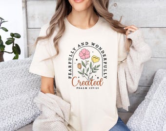 Psalm T-shirt, Bible Quotes Shirt, Christian Tshirt, Religious T shirt, Christian Quotes Tee, Kids Catholic Tshirt, Christian Womens Tee