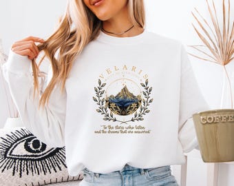Velaris Sweatshirt, Acotar Velaris, City Of Starlight, Bookworm Sweater, Book Lovers Gift, Book Lover Sweater, The Night  Court, Book Gifts