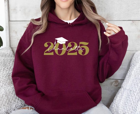 Graduation Hoodie, Graduation 2025 Hoodie, Custom Graduation Gift 