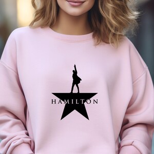 Sudadera de Hamilton, regalos para amantes de la música, regalo de teatro musical de Alexander Hamilton, productos de Hamilton, suéter musical bonito, regalos musicales divertidos imagen 3