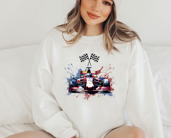 Racing Sweatshirt Race Car Sweater Race Lover Gift Womens Race Sweater Race Car Gift Funny Racing Top Race Car Gift Cute Racing Top