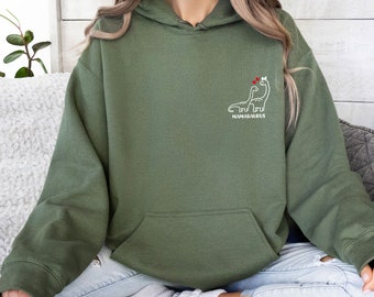 Mum Dinosaur Hoodie,  Mamasaurus Hoodie, Funny Mom Hoodie, Dinosaur Party Gift, Dinosaur Gifts, Funny Mummy Gift, Cute Dinosaur Top