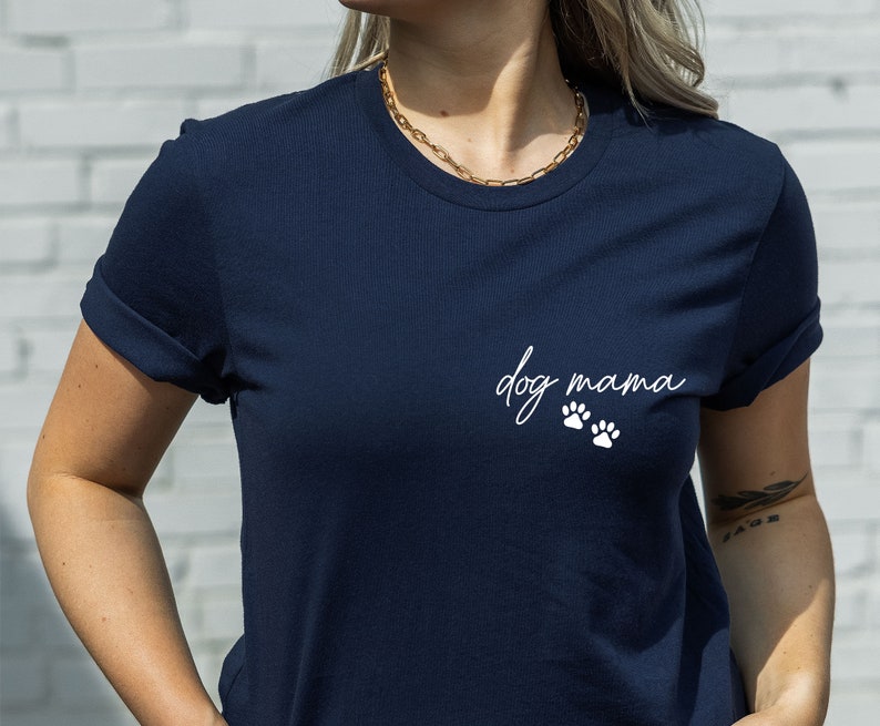 Chemise pour maman chien, cadeau pour maman chien, t-shirt propriétaire de chien, t-shirt amoureux des chiens, chemise promener son chien, chemise maman chien, chemise mère chien, chemise chien enfant image 3