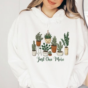 Plant Hoodie, Plant Lover Gift,  Plant Mom Gifts, Gardening Hoodie, Botanical Hoodie, Plants Hoodie, Plant Mum Hoodie, Crazy Plant Lady