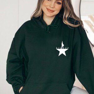 Hamilton Hoodie, Rise Up Hoodie, Alexander Hamilton, Hamilton Musical, Hamilton Merch, An American Musical, Musical Theatre Gift image 4