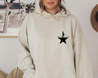 Hamilton Hoodie, Rise Up Hoodie, Alexander Hamilton, Hamilton Musical, Hamilton Merch, An American Musical, Musical Theatre Gift