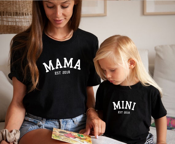 Personalised Mummy and Me Shirt Custom 