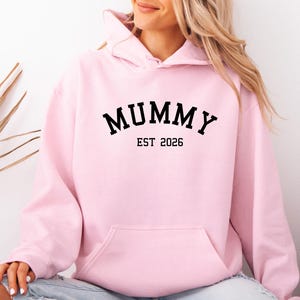 New Mummy Hoodie, New Mama Pullover, Mothers Day Hoodie, Mum To Be Gift, Mom Birthday Hoodie, Custom Mummy Hoodie, Baby Announcement Hoodie Bild 3