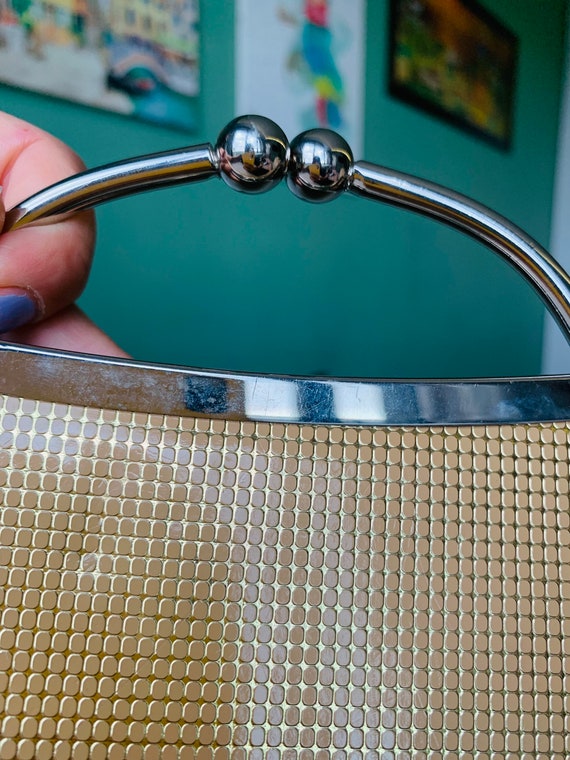 Vintage Gold Clutch, Gold Clutch, Gold Purse, Gold We… Gem