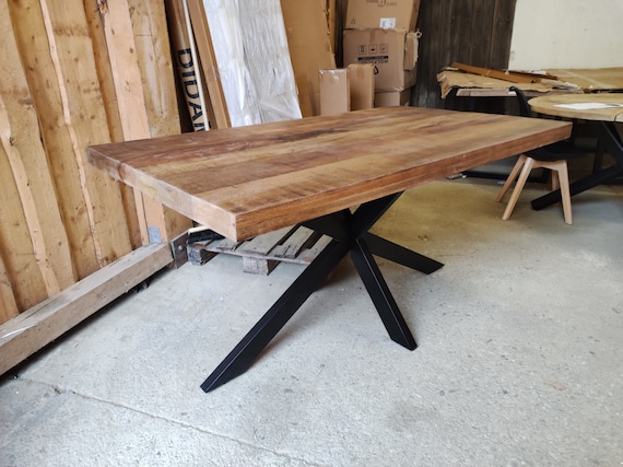 Dining Table Duda Made of Solid Wood Mango Solid Wood Dining Table