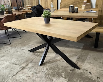 Dining table Duda made of solid wood Mango solid wood dining table 160-240cm solid wood kitchen table