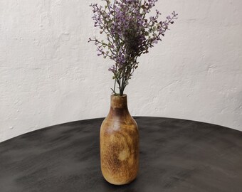 Mangohouten vaas 25x11x11 cm