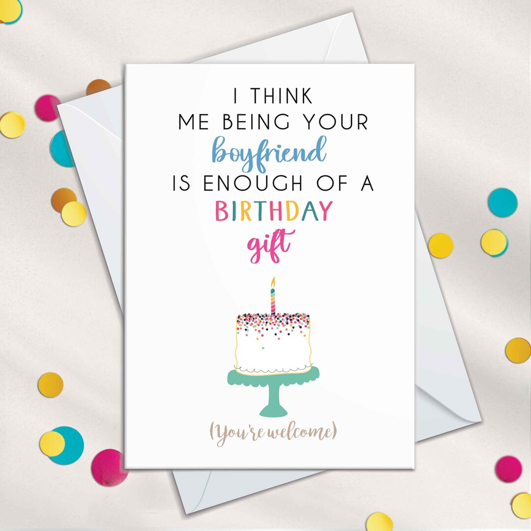 Funny Girlfriend Birthday Card Gift for Girlfriend Funny Etsy