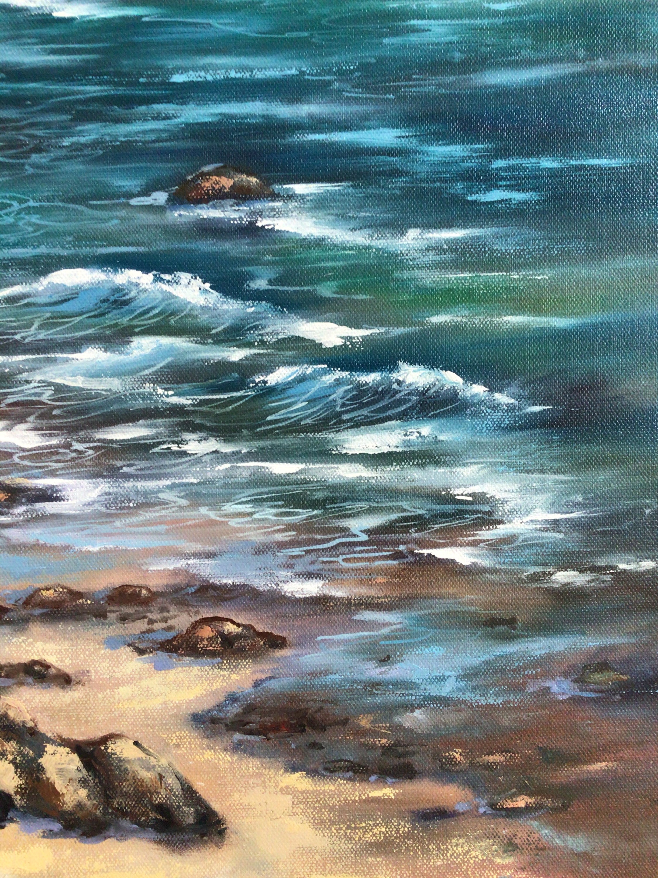 West Coast Painting Ocean Original Art Nautical Painting | Etsy