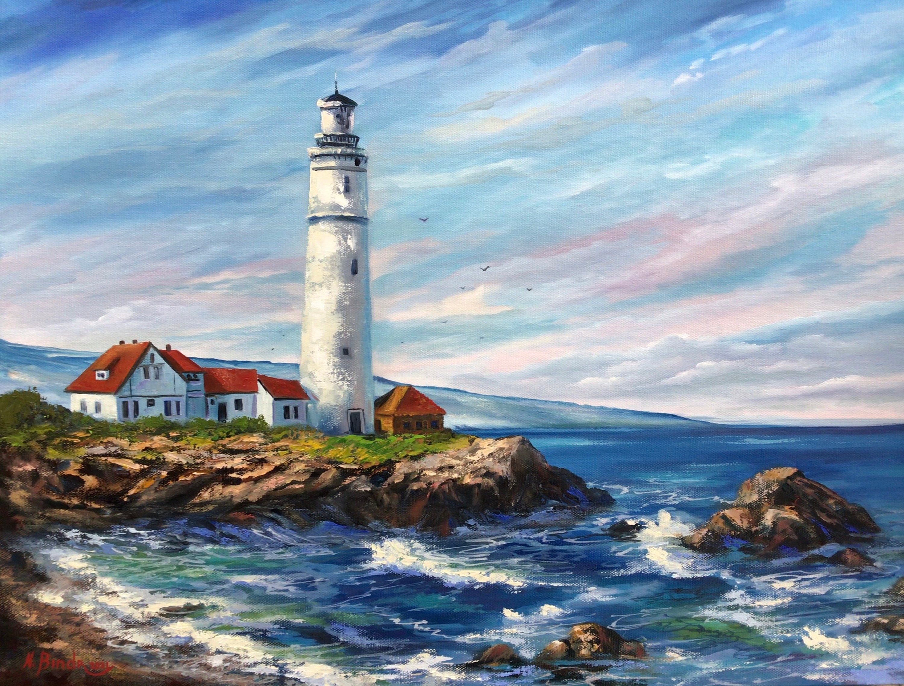Famous Paintings Of Lighthouses Madith Mantyla A New England Famous Paintings Of Lighthouses Madith Mantyla A New England