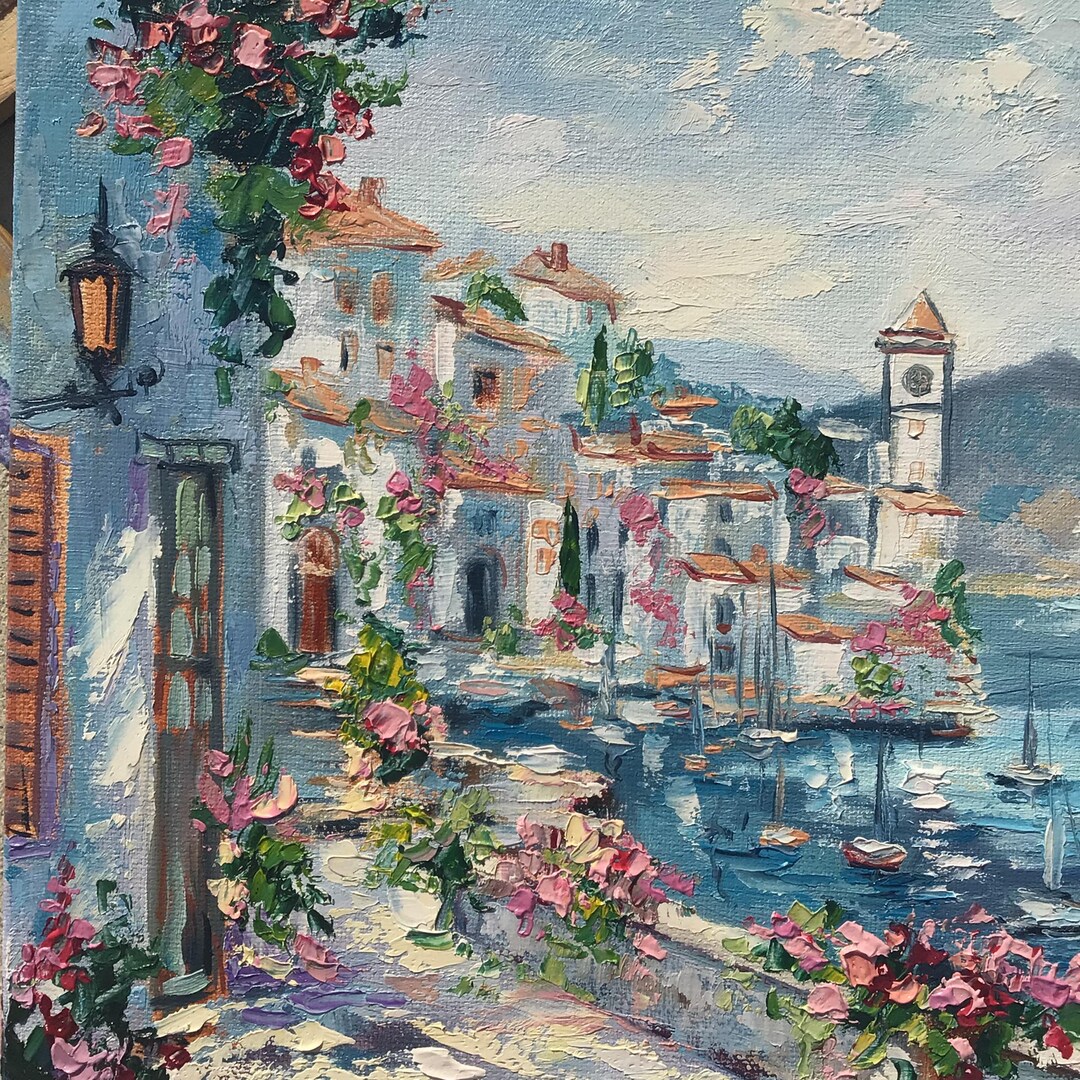 イタリア 風景画 F10 油絵 oil painting art イタリア 風景画 F10 油絵 oil painting art イタリア 風景画