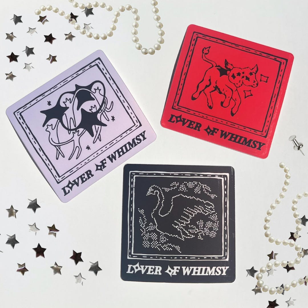 Whimsy Sticker Trend Lover of Whimsy Sticker Set (3pc) | 2.5