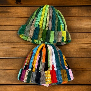 Crazy Colours Beanie Per Hand Gehäkelt verschieden Farben möglich zdjęcie 6