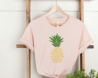 Summer Shirt,Pineapple Lover Shirt Gift For Her Pineapple T-shirt Pineapple Shirt Summer Vibes Shirts Shirt For Women Summer Tee