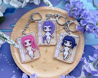 Kpop Hunters | Kpop Idols Keychains | Keychains | Pixel Art