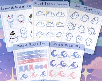 Pastel Sticker Sheet Bundle