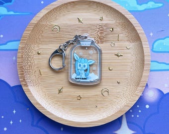 Mimikyu | Glaceon | Pokemon Keychains | Keychains | Pixel Art