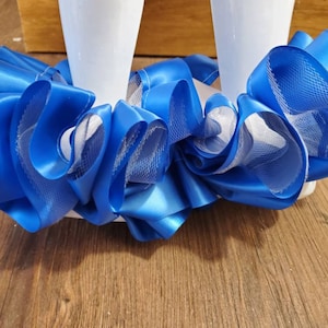 Adult Blue Tutu Anklet, Tutu socks, Detachable Tutu Socks, Ruffle Anklet, Ruffle Socks, Detachable Ruffle Socks, Detachable Socks